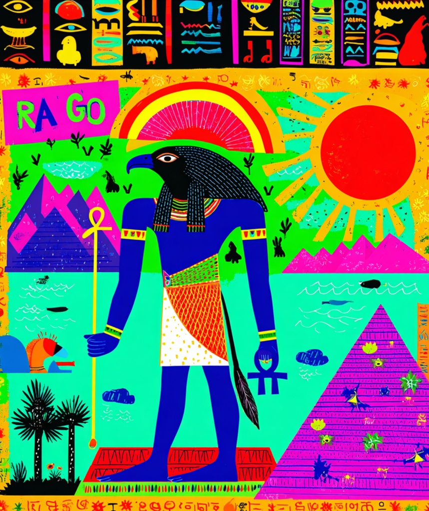 めがね拭き エジプト神話モチーフ