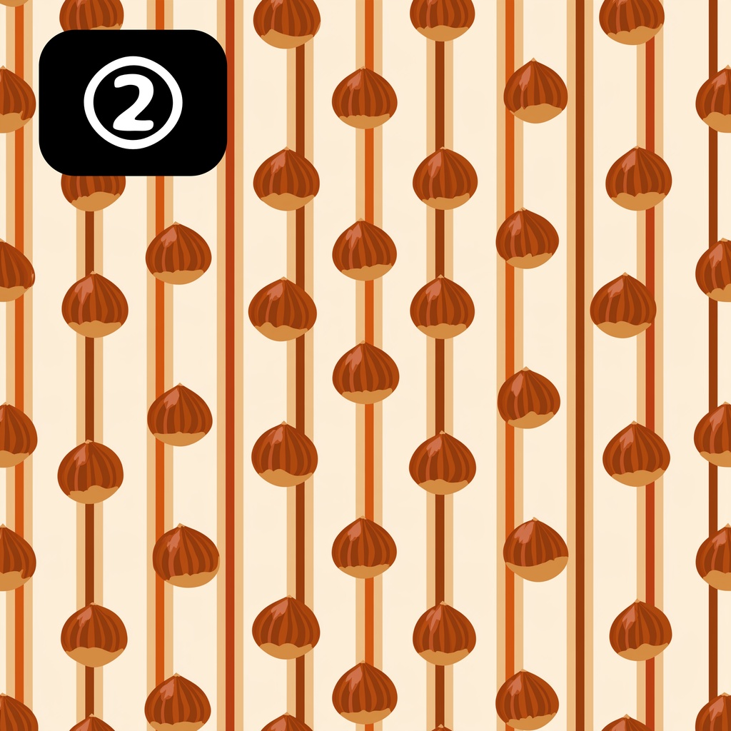 デザインペーパー7種セット(栗)