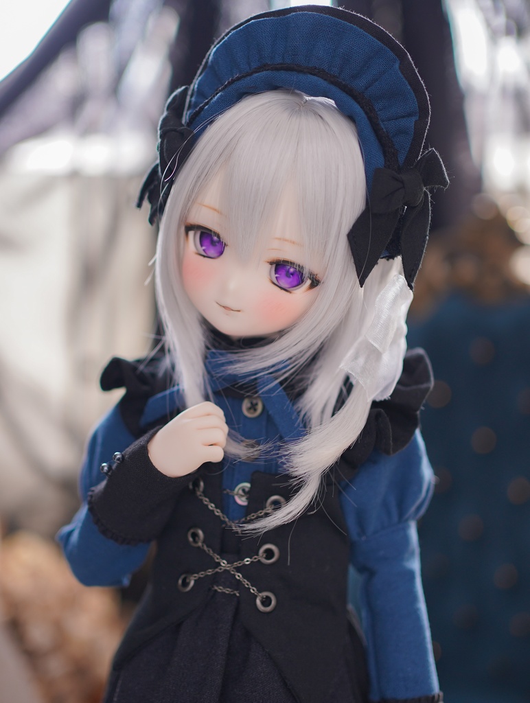 MDDサイズお洋服 ブラックメイドセット