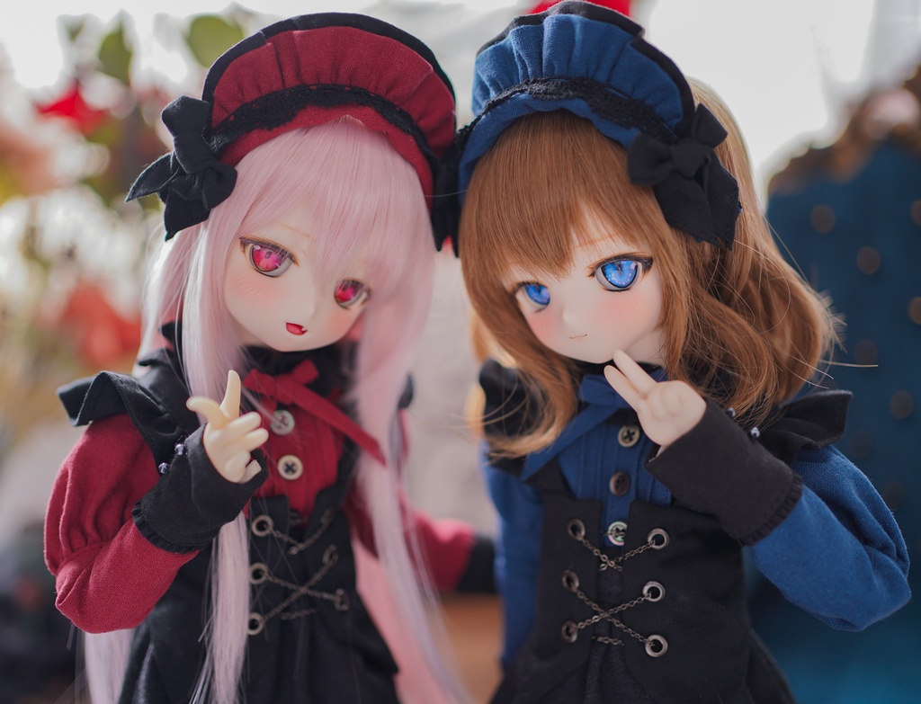 MDDサイズお洋服 ブラックメイドセット