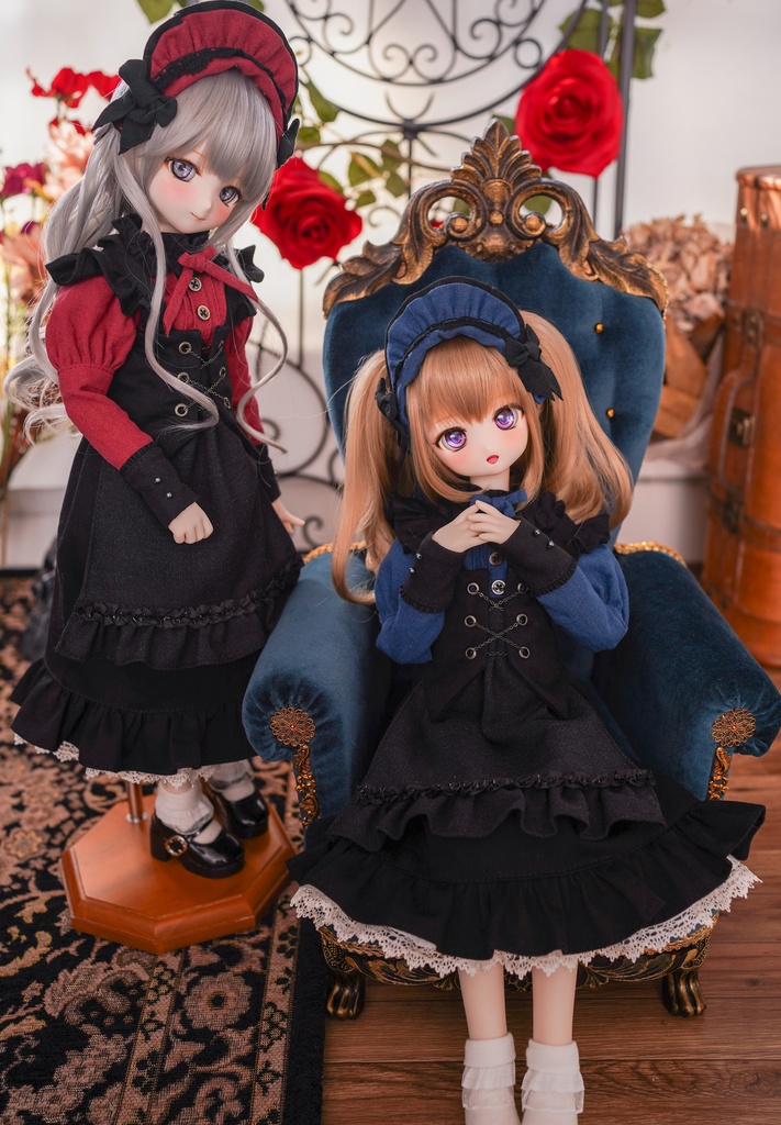 MDDサイズお洋服　ブラックメイドセット