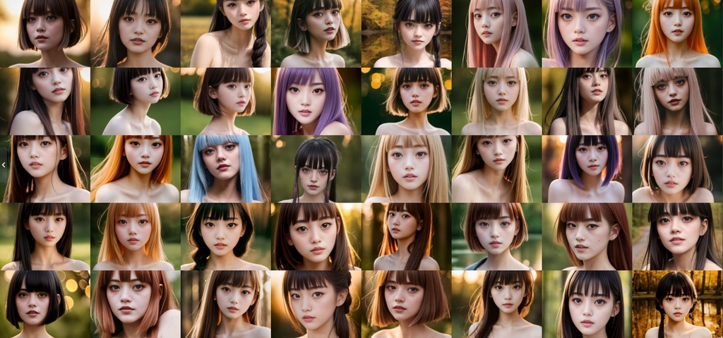 【CG集】ポートレート写真「Jpanese girl」[100P]