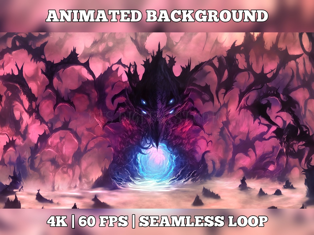Vtuber Background Animated, Animated Background, stream room background, vtuber room background, animated background twitch, seamless looped, Bosses Liar