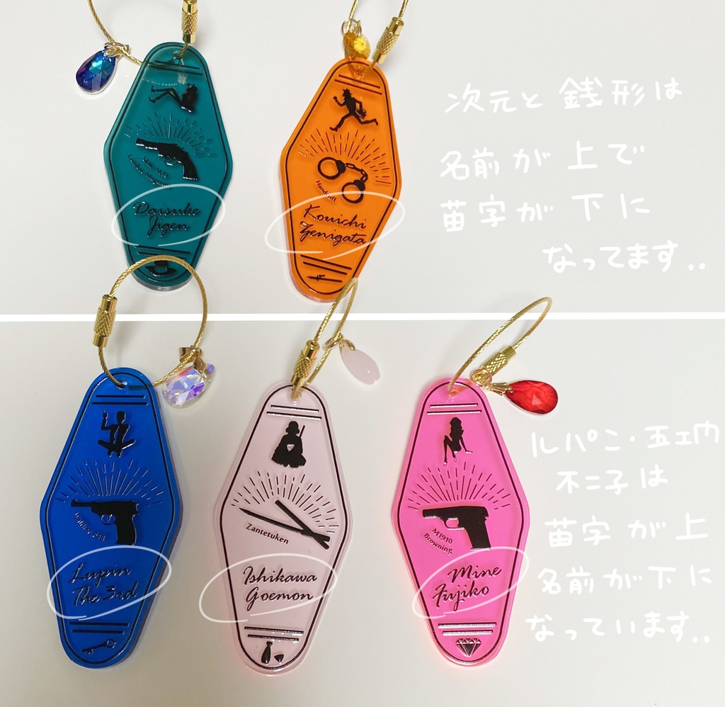 モーテル風キーホルダー