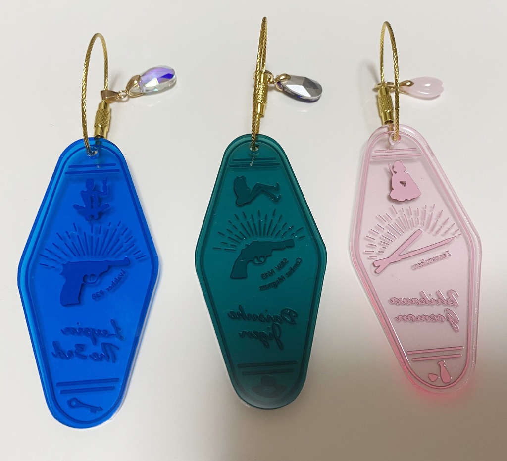 モーテル風キーホルダー
