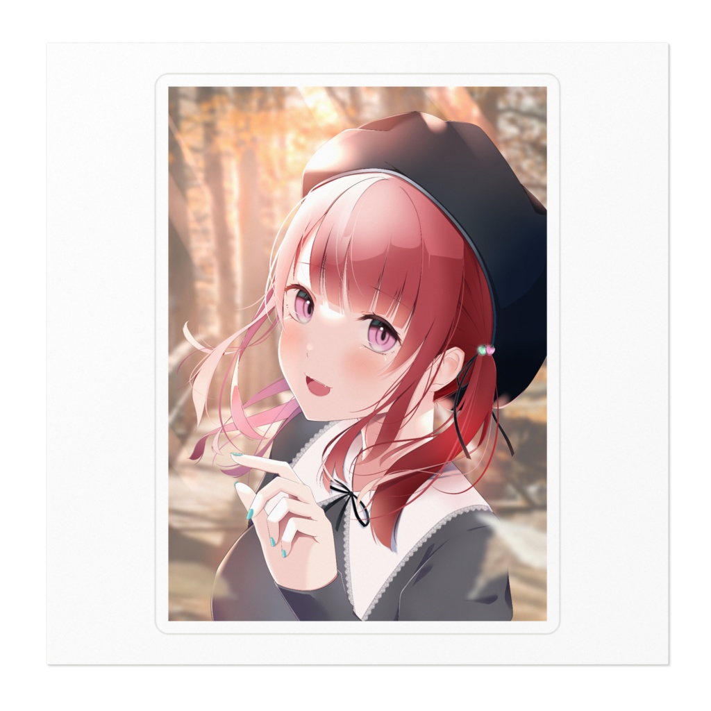 1周年記念絵ステッカー