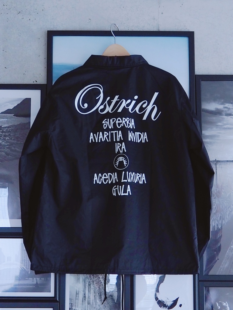 【完売】"Ostrich" Coach Jacket【FREE size】