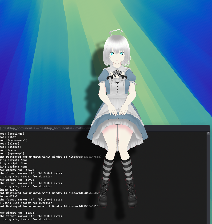 Desktop Homunculus - notelm - BOOTH