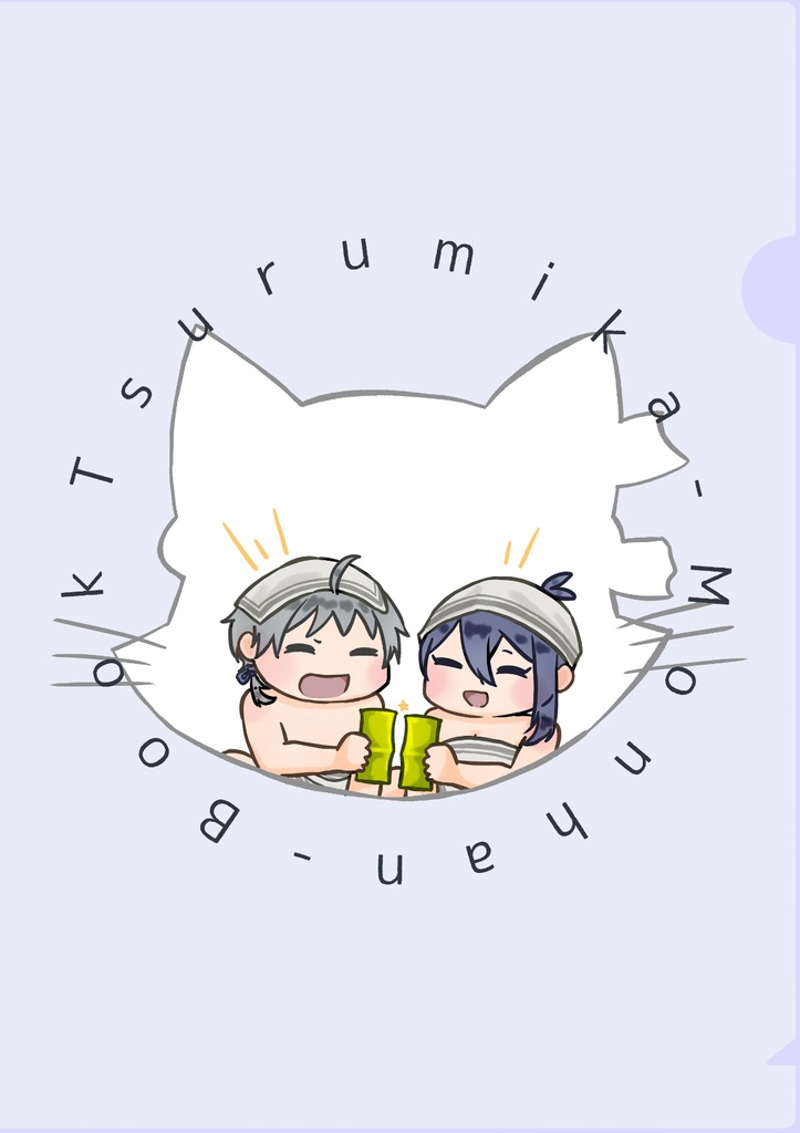 A5クリアファイル　ドリンク屋にゃんver