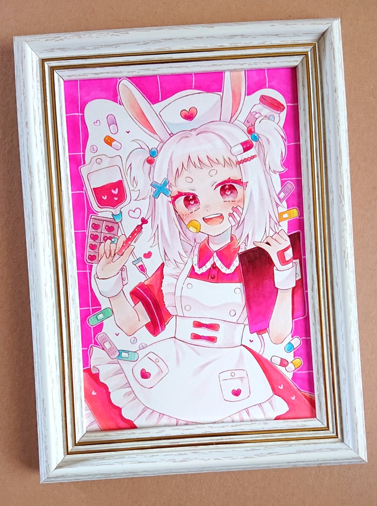 【原画】うさみみナースちゃん