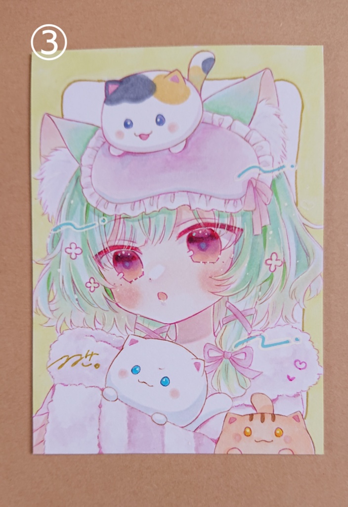 ATCサイズの猫ちゃん