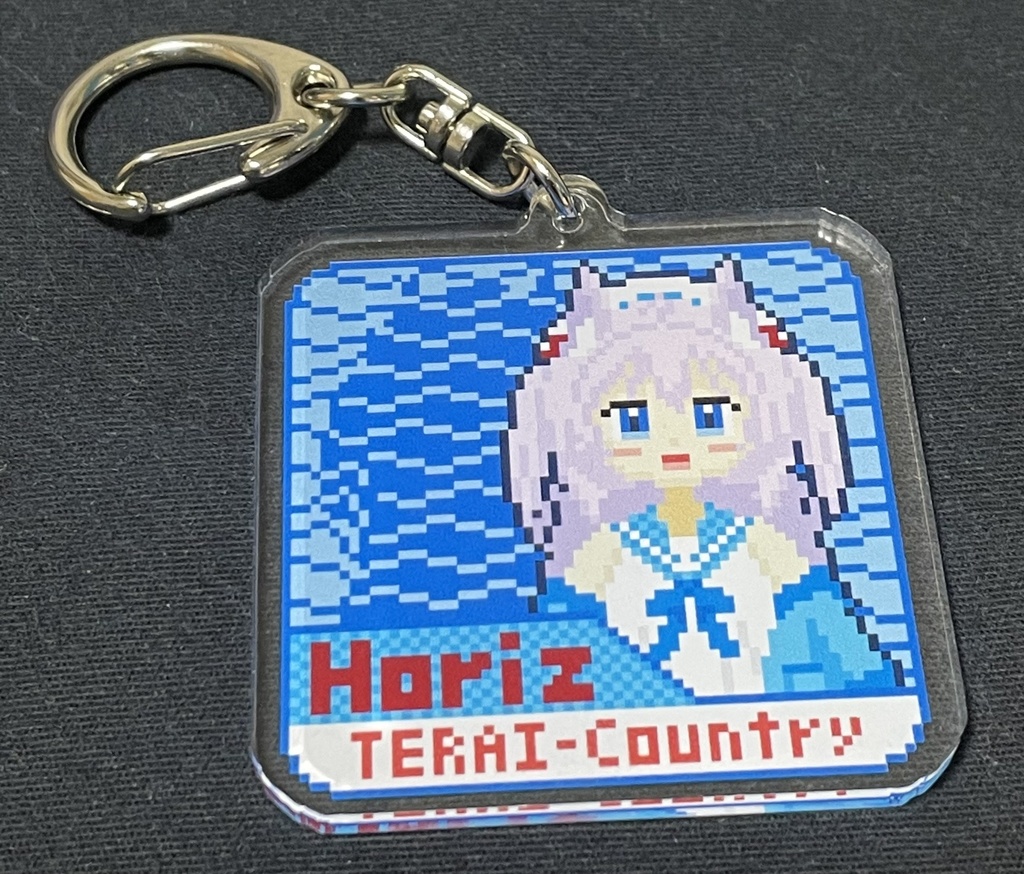 ホライズちゃんドット絵アクリルキーホルダー