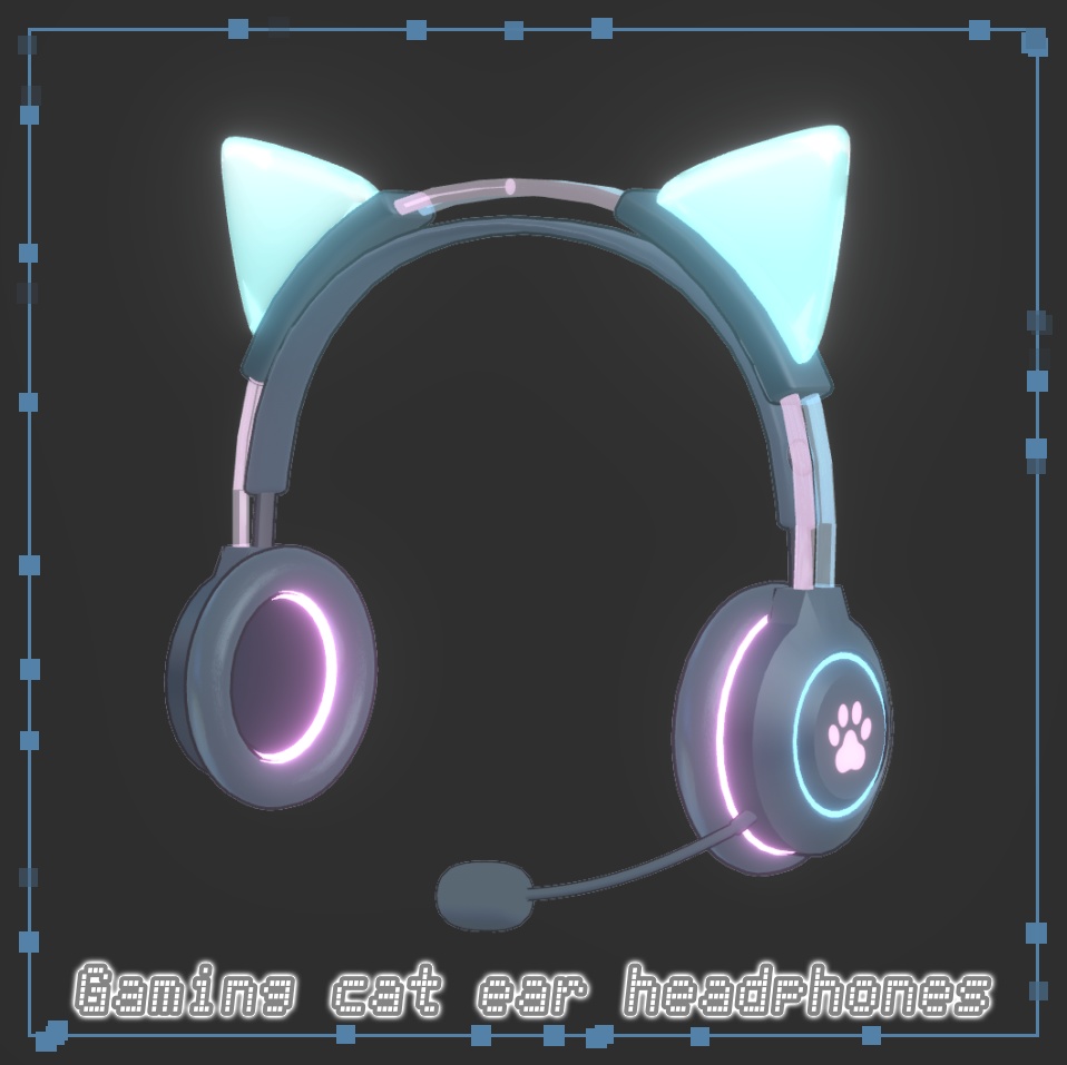 ゲーミングヘッドフォン - Gaming cat ear headphones