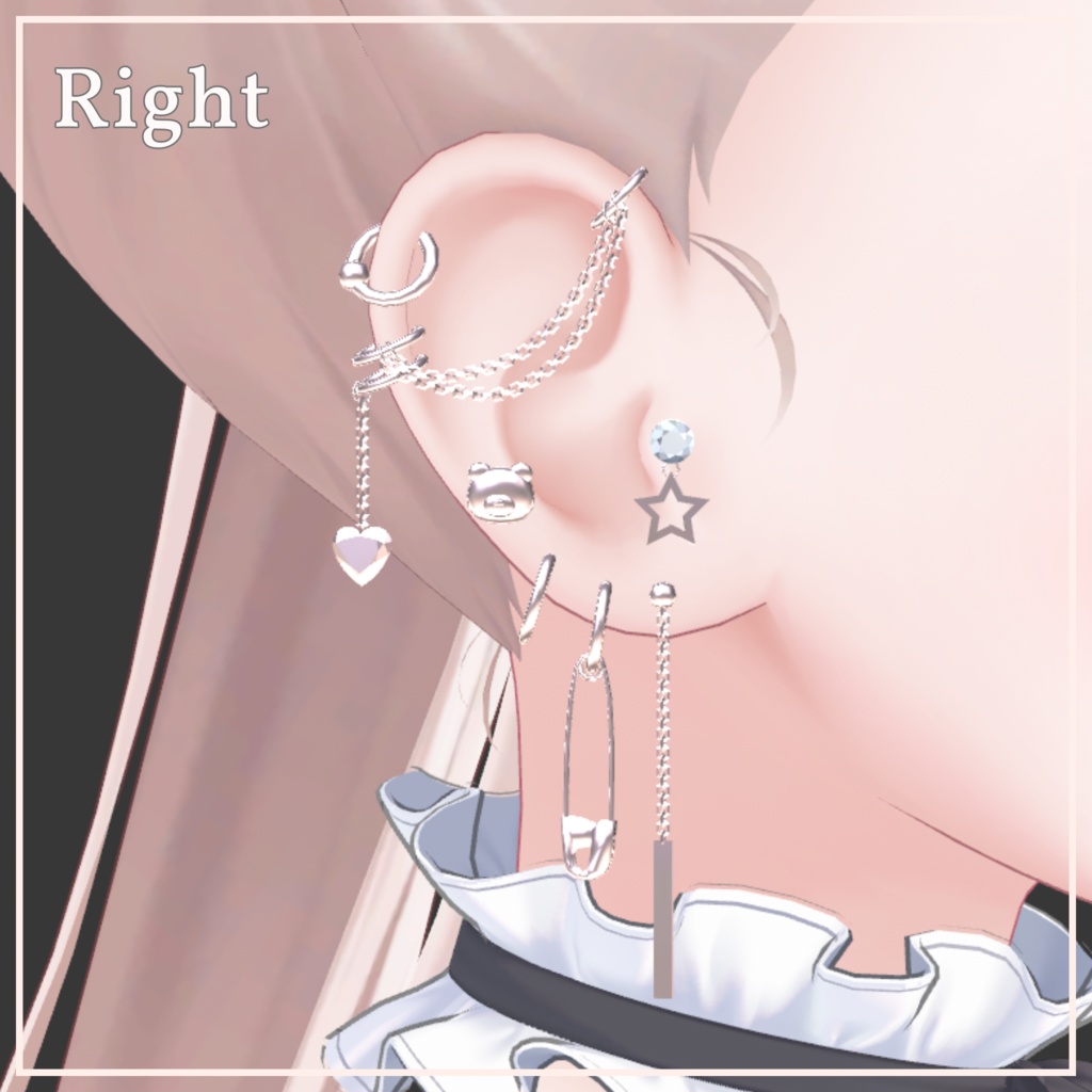 Bear Earring Set