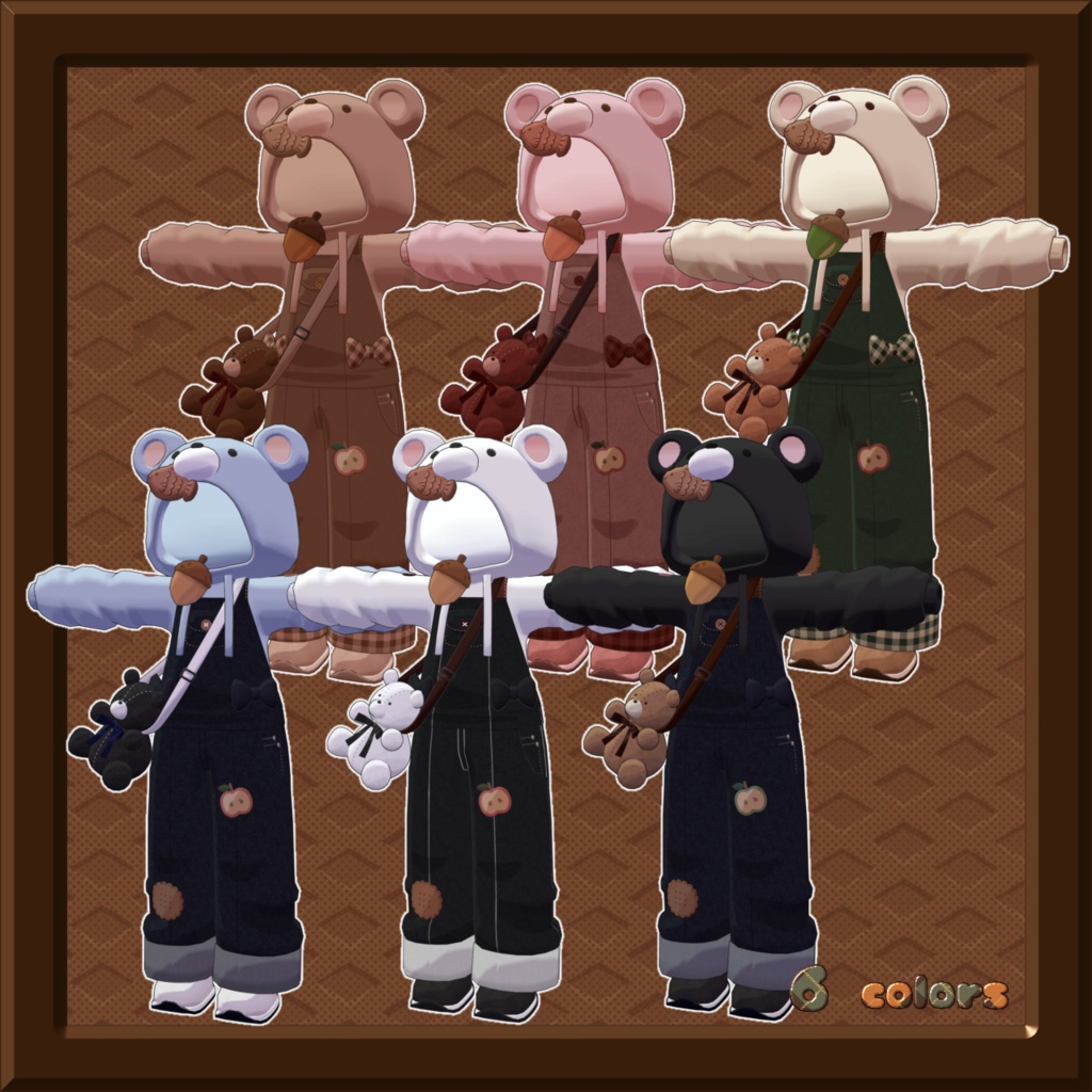 Autumn Bear【5アバター対応】