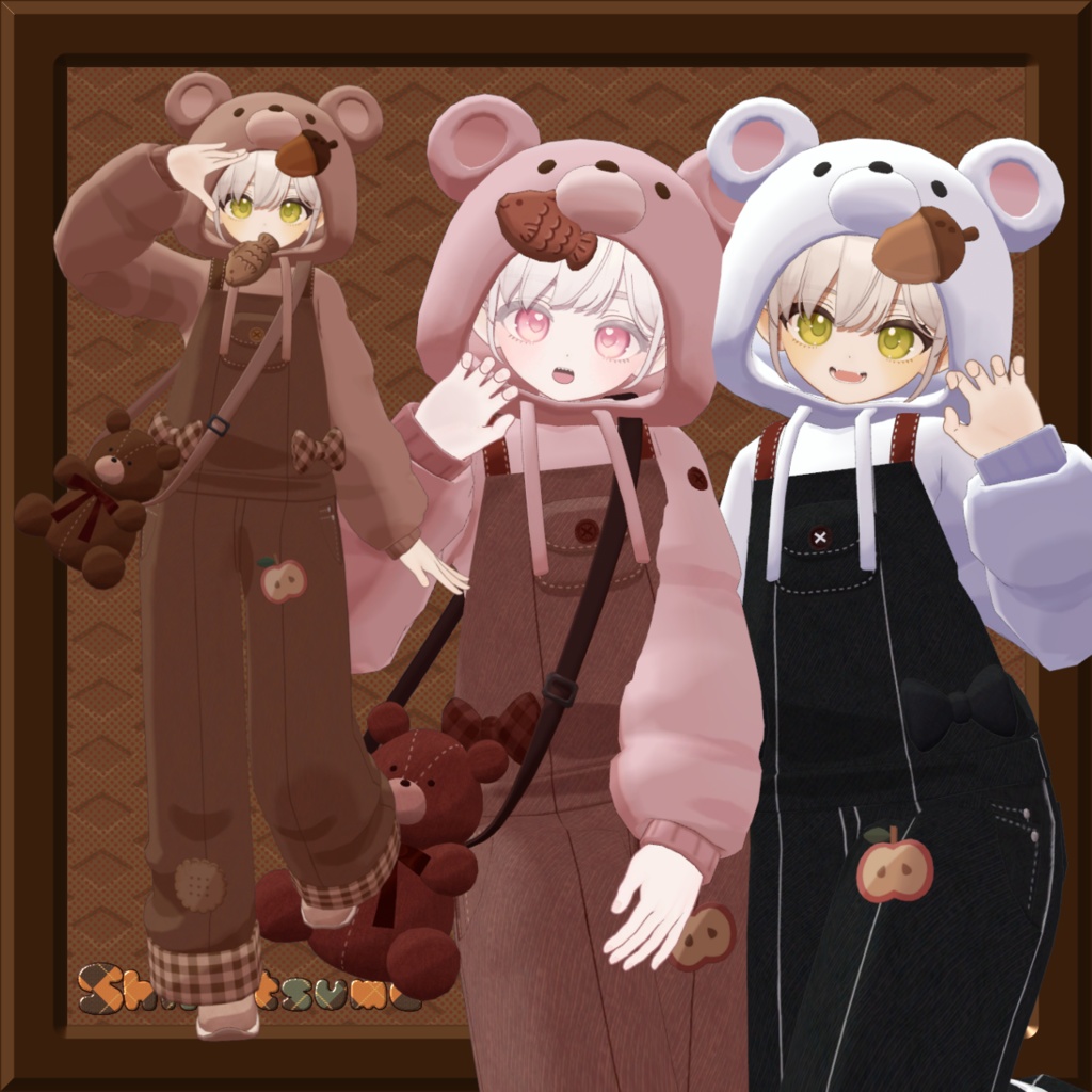 Autumn Bear【5アバター対応】