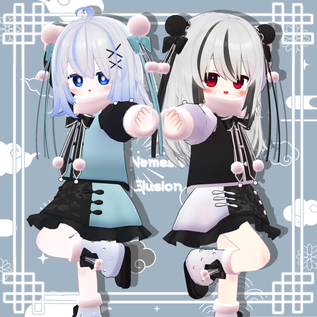 【無料あり】ぽわぽわ◎ちゃいな【3アバター対応】