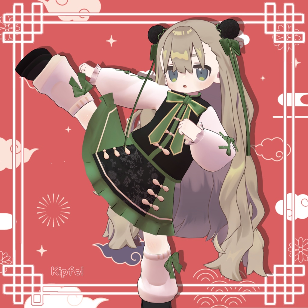 【無料あり】ぽわぽわ◎ちゃいな【3アバター対応】