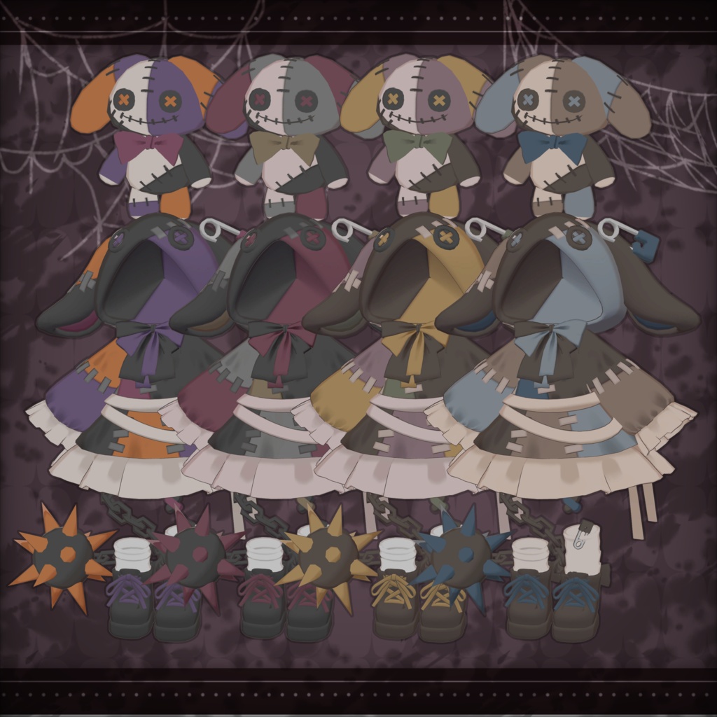 Patchy Pooky【4アバター対応】