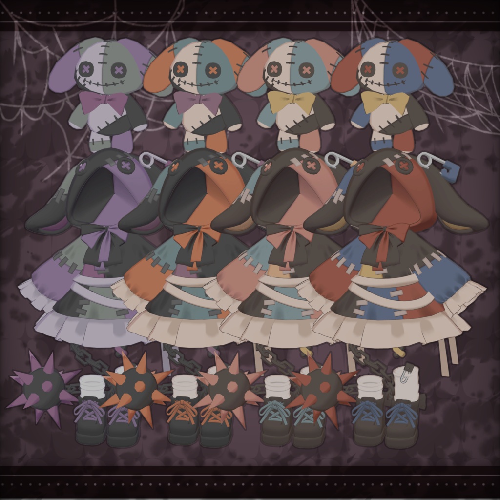 Patchy Pooky【4アバター対応】