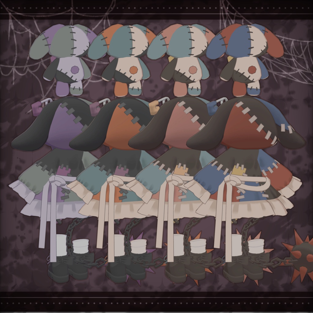 Patchy Pooky【4アバター対応】