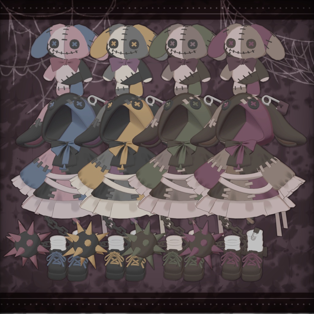 Patchy Pooky【4アバター対応】