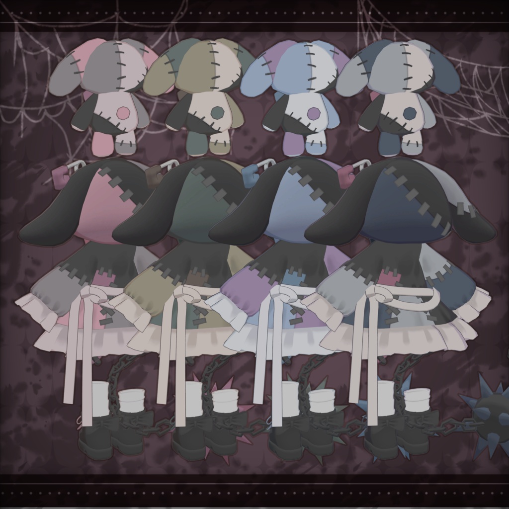 Patchy Pooky【4アバター対応】