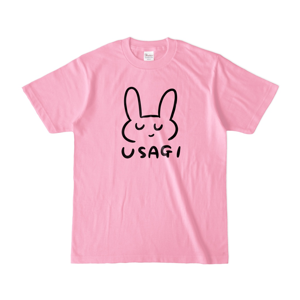 うさぎのTシャツ(淡色)