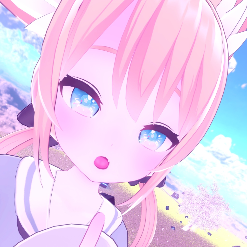 ぽっぷでかわいいおめめテクスチャ<17色×8アバター+α>(VRChat,その他)