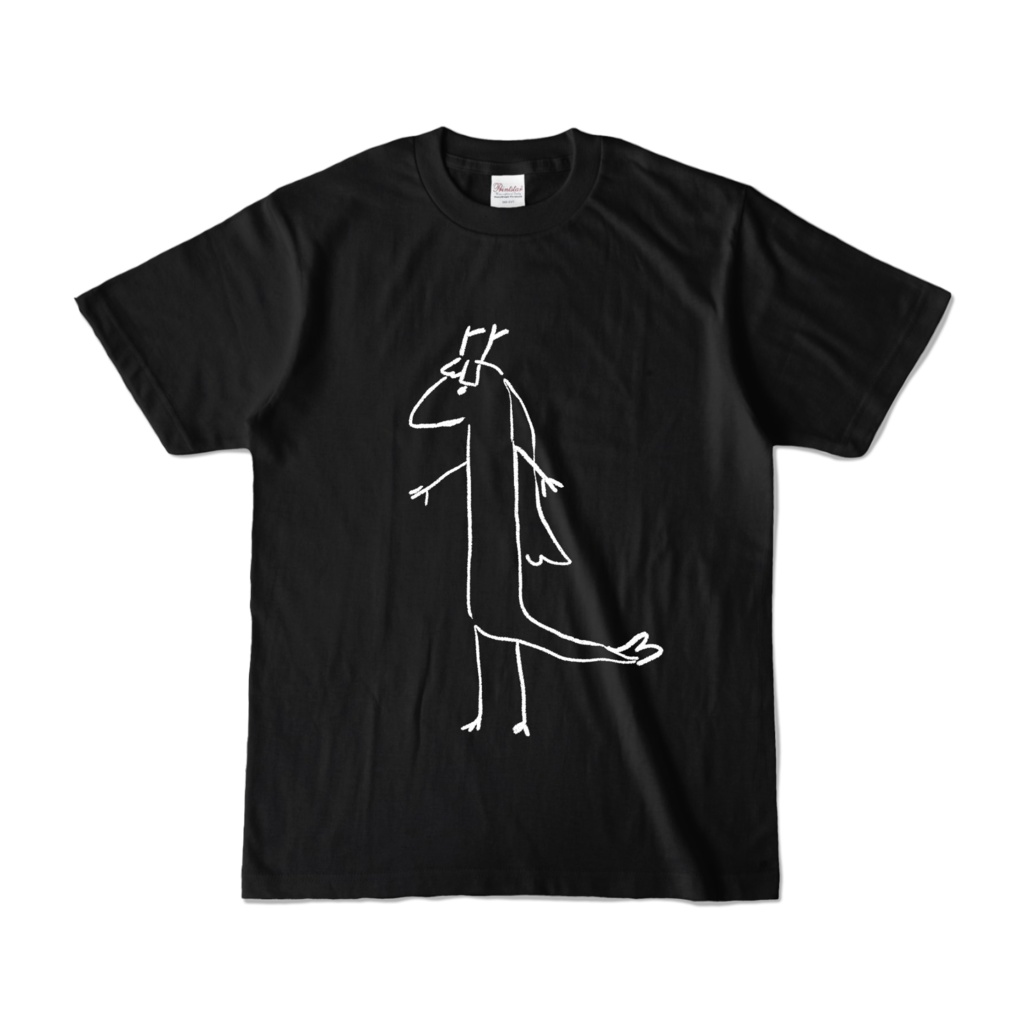 ナツキが描いたコトネTシャツブラック