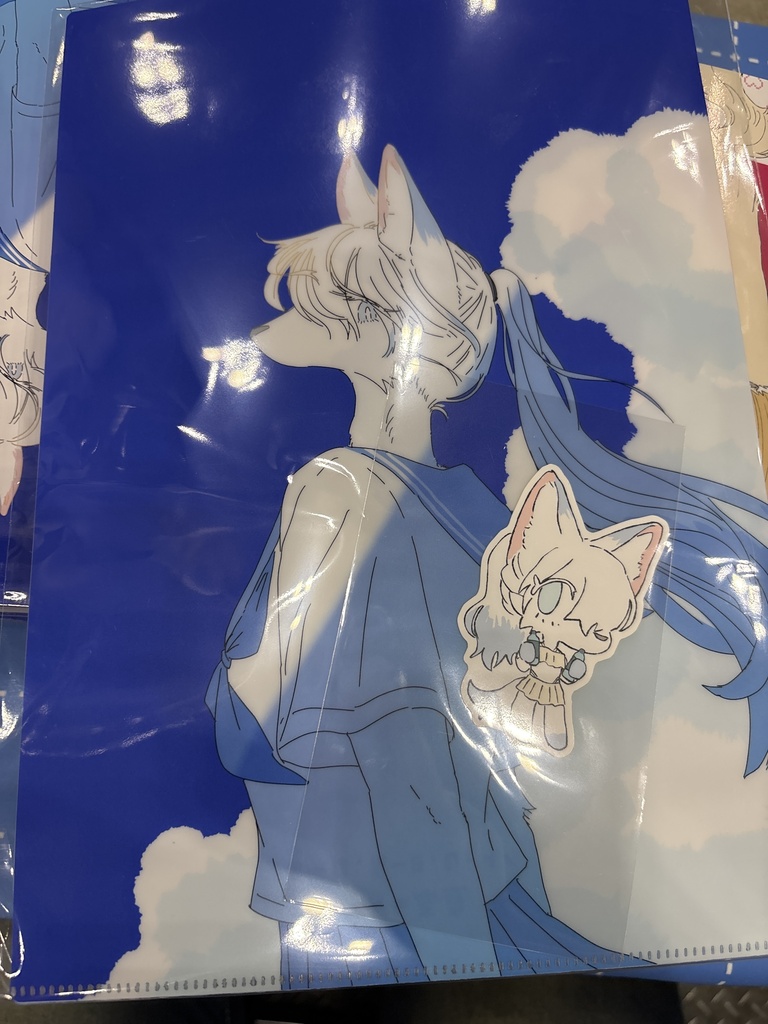 なつぞらラムネA4クリアファイル(シールつき)