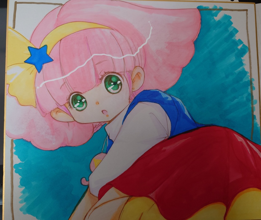 ミンキーモモ　色紙大　