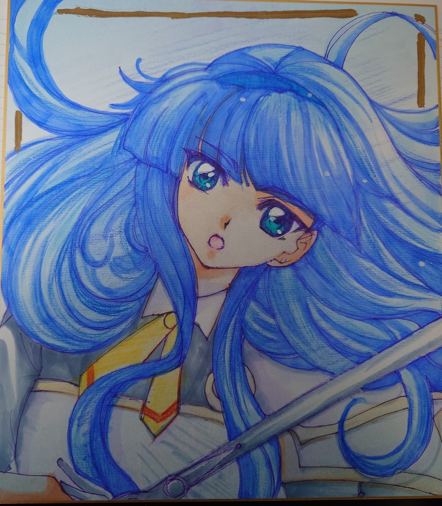 レイアース　龍咲海　色紙大