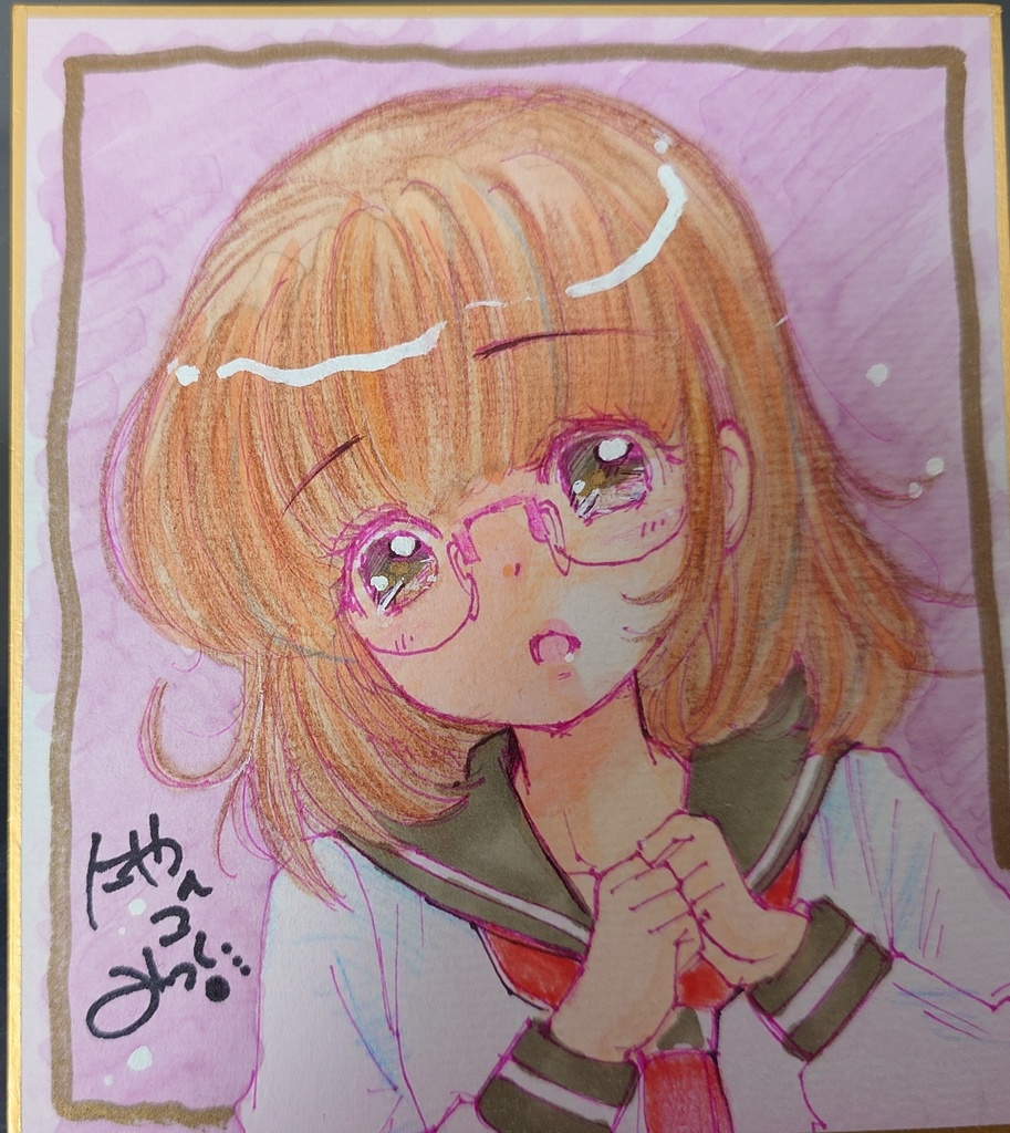 眼鏡制服少女小色紙　眼鏡時空