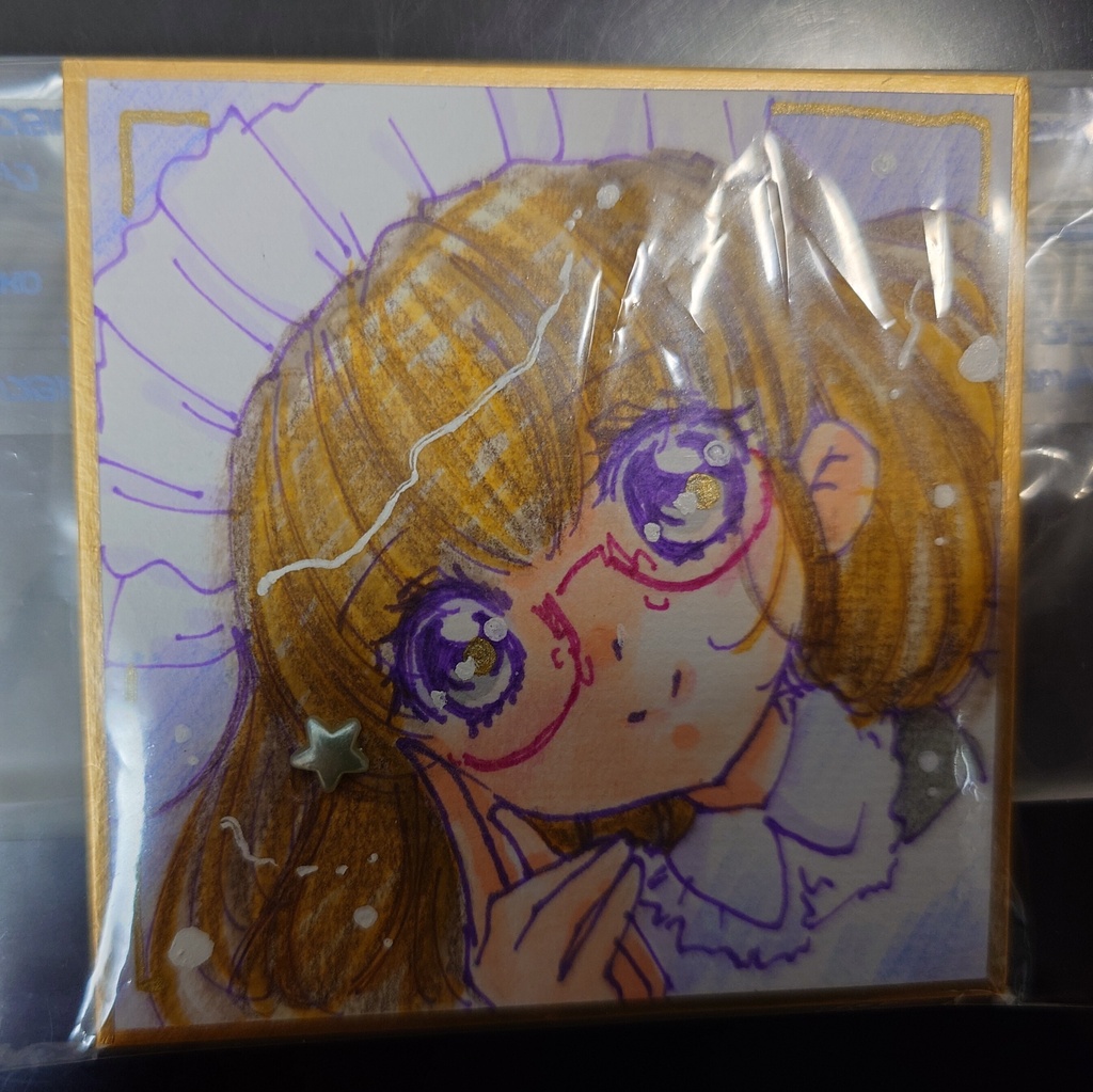眼鏡時空　眼鏡っ娘メイド　豆色紙２