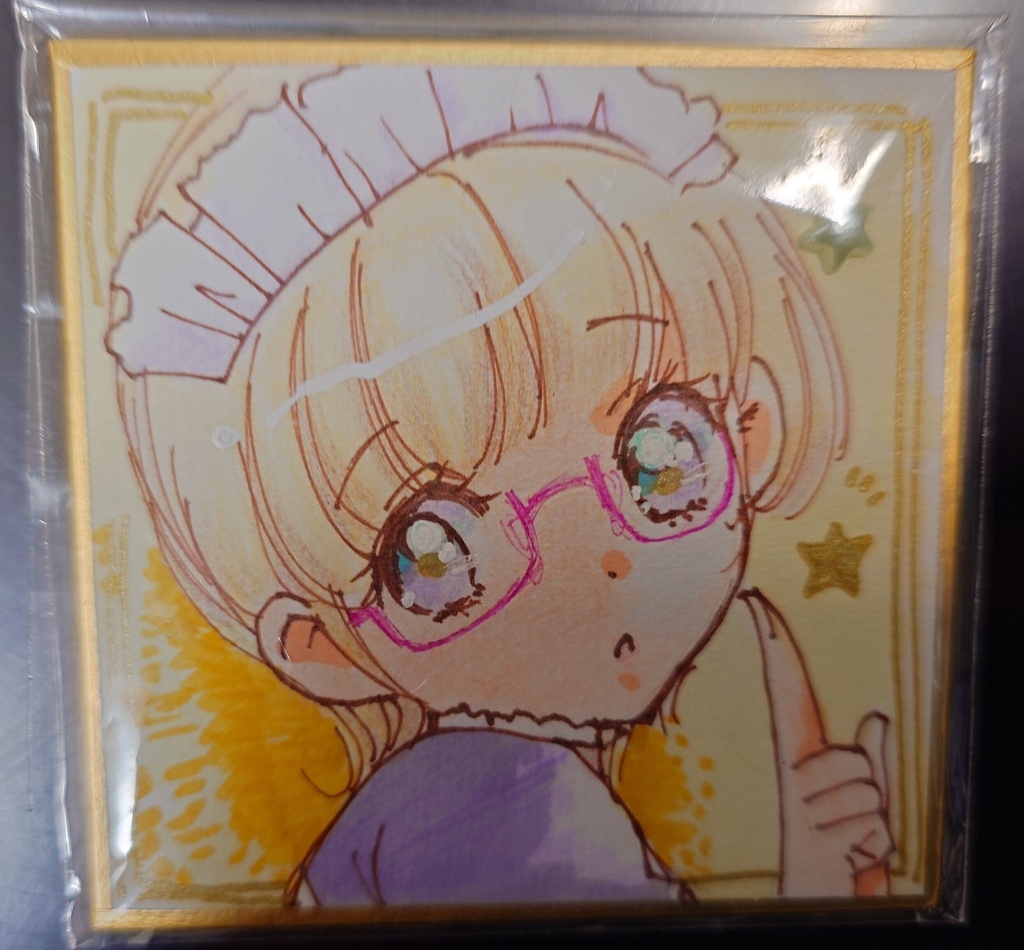 眼鏡っ娘　眼鏡時空　豆色紙４