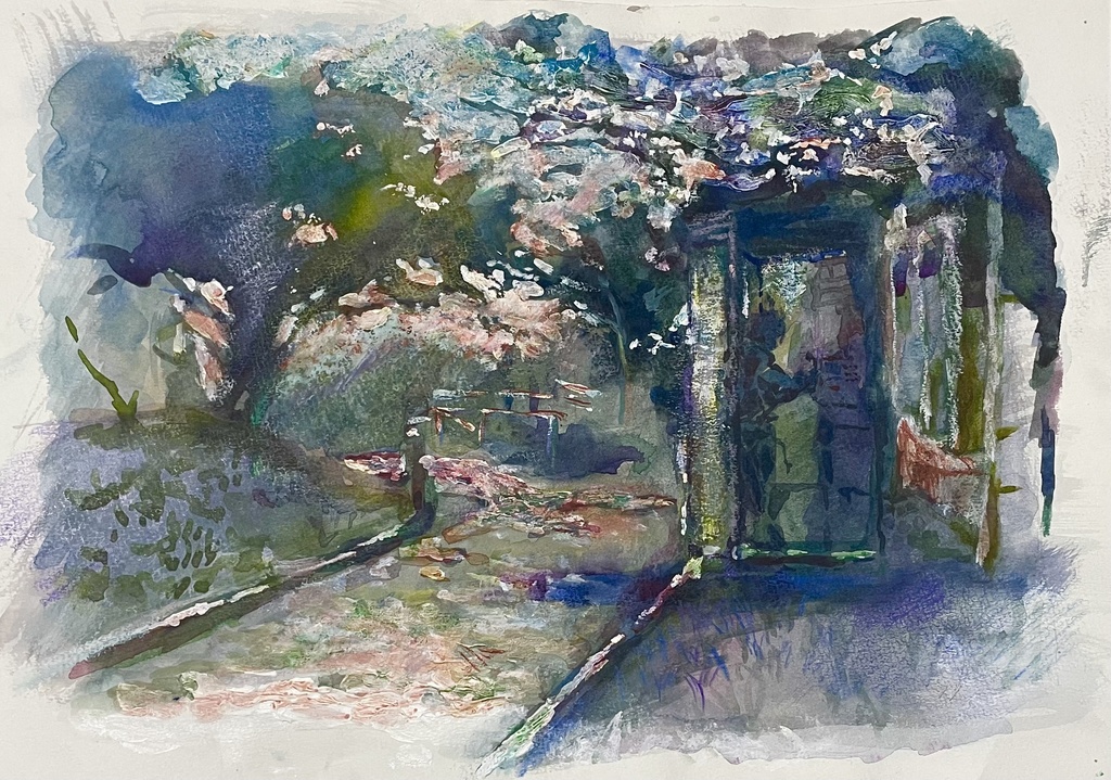 ドローイング 公衆電話の治療