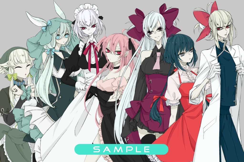 女性立ち絵詰め合わせ