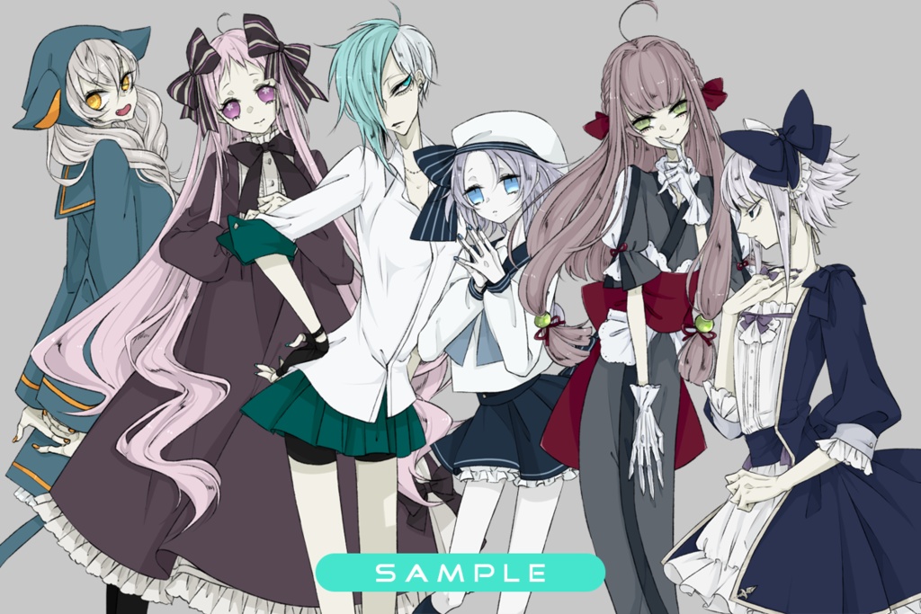 少女立ち絵詰め合わせ