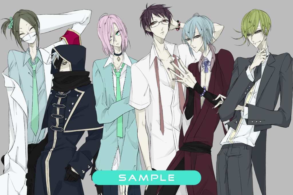 男性立ち絵詰め合わせ1