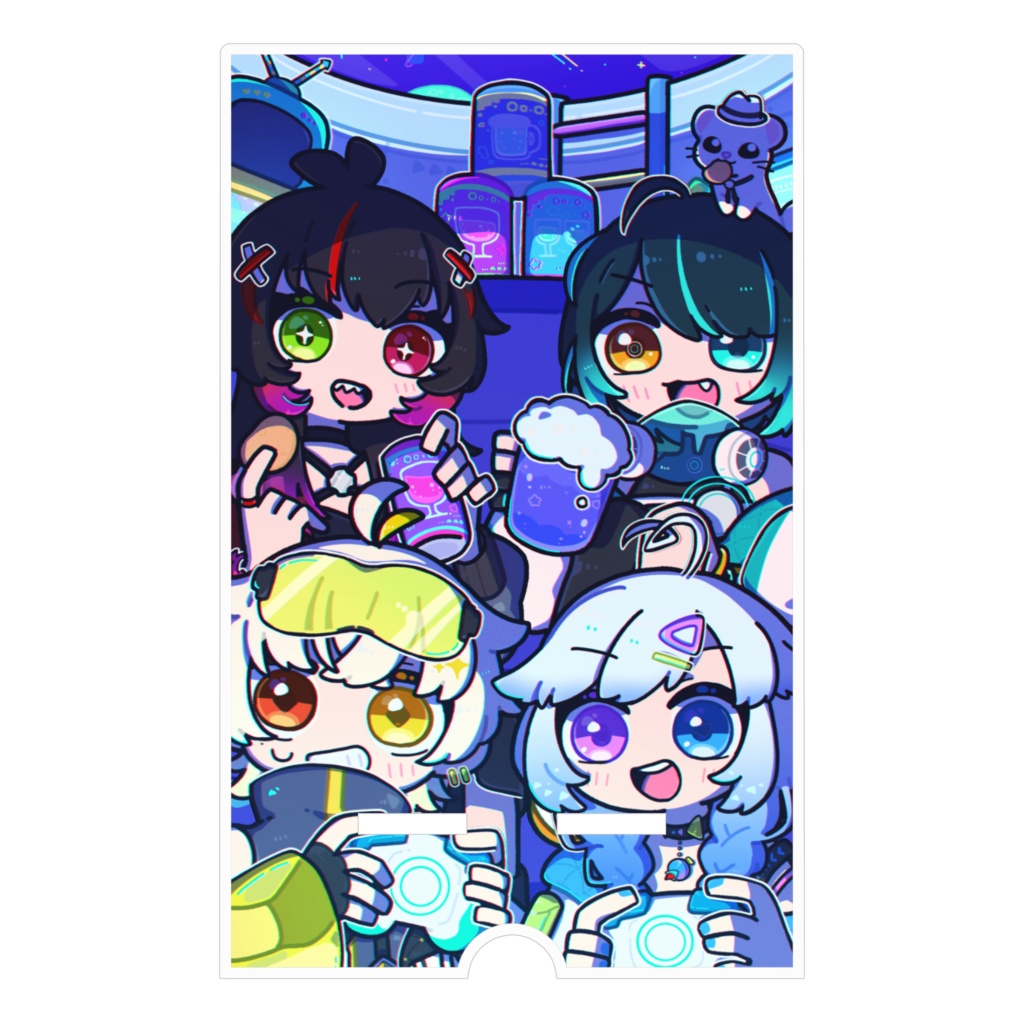 【1周年記念グッズ】アクリルスマホスタンド【めいとうぇ~ぶ】