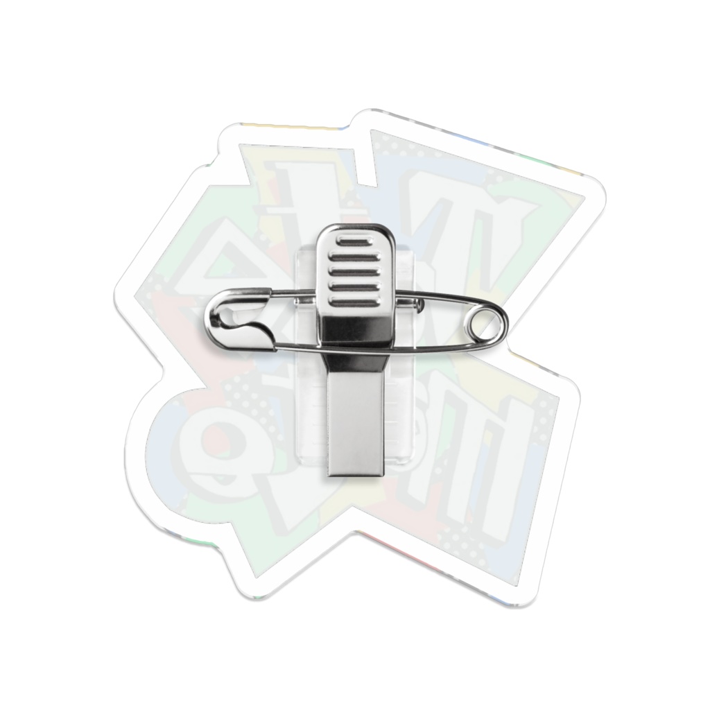 【1周年記念グッズ】matemateロゴアクリルバッジ【めいとうぇ~ぶ】