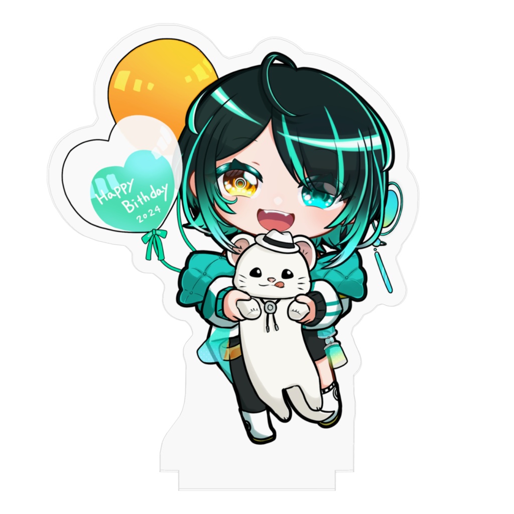 【2024誕生日記念】六天ニマル バースデー記念アクリルフィギュア【めいとうぇ~ぶ】