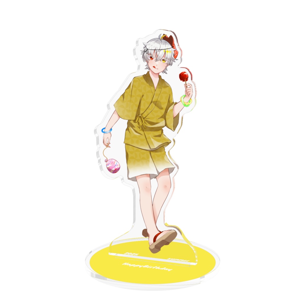 【2025誕生日記念】彼方レンタロー夏衣装アクスタ【めいとうぇ～ぶ】