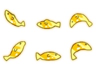 ピクリエ用アバター素材 活きの良い稚魚アバター