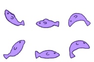 ピクリエ用アバター素材 活きの良い稚魚アバター