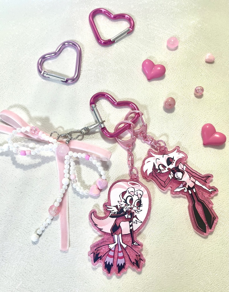エンジェル&モリー リボンチャームアクキー