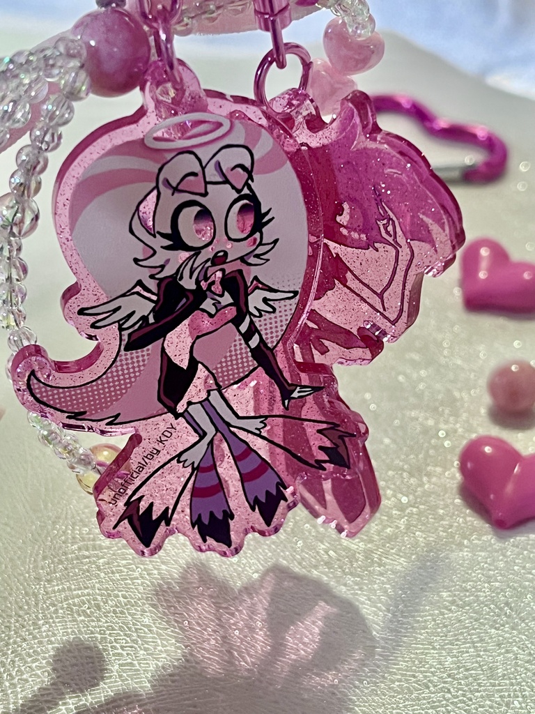 エンジェル&モリー リボンチャームアクキー