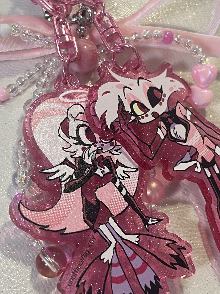 エンジェル&モリー リボンチャームアクキー