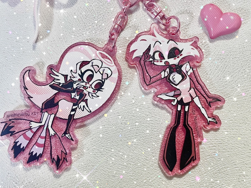エンジェル&モリー　リボンチャームアクキー